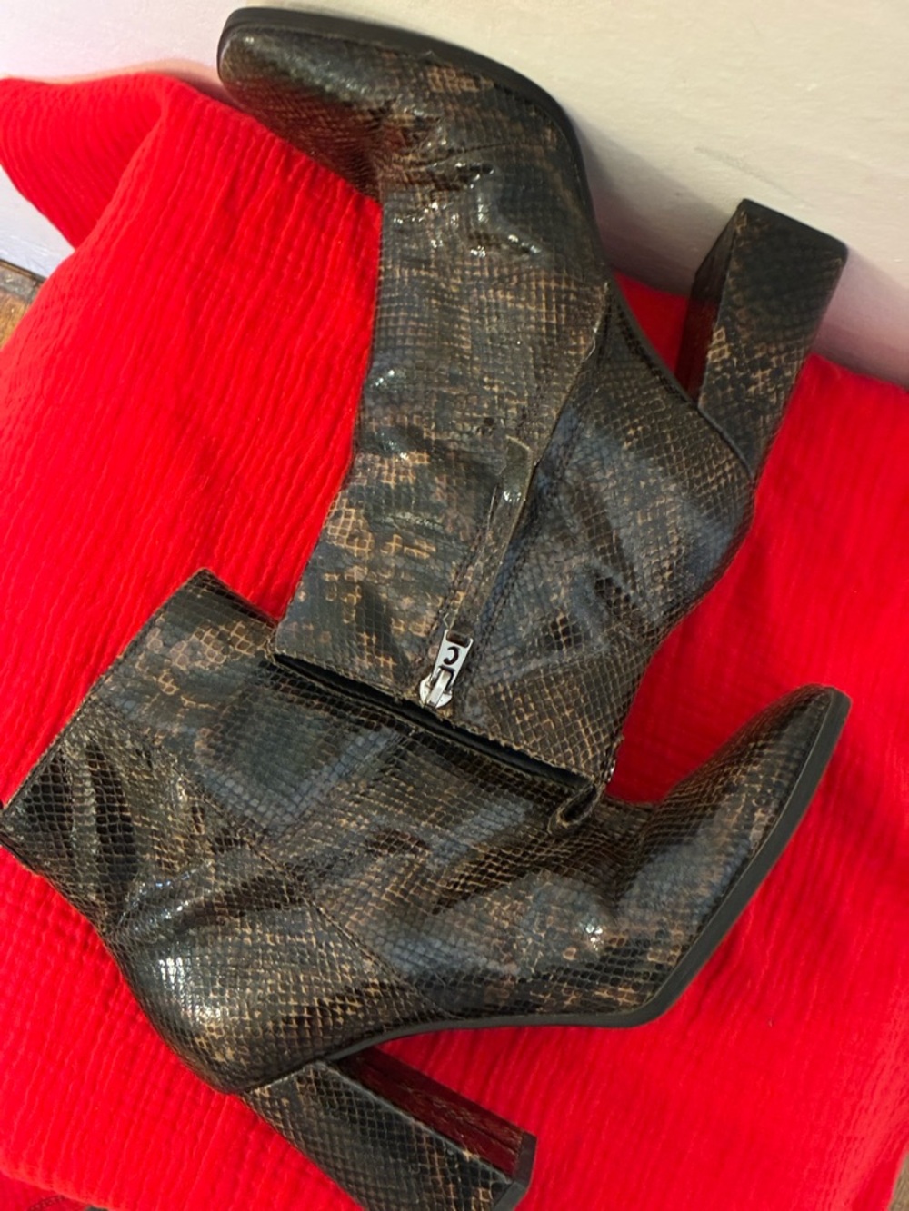 Vintage Y2K High Heeled Ankle Boots by Circus by Sam Edelman